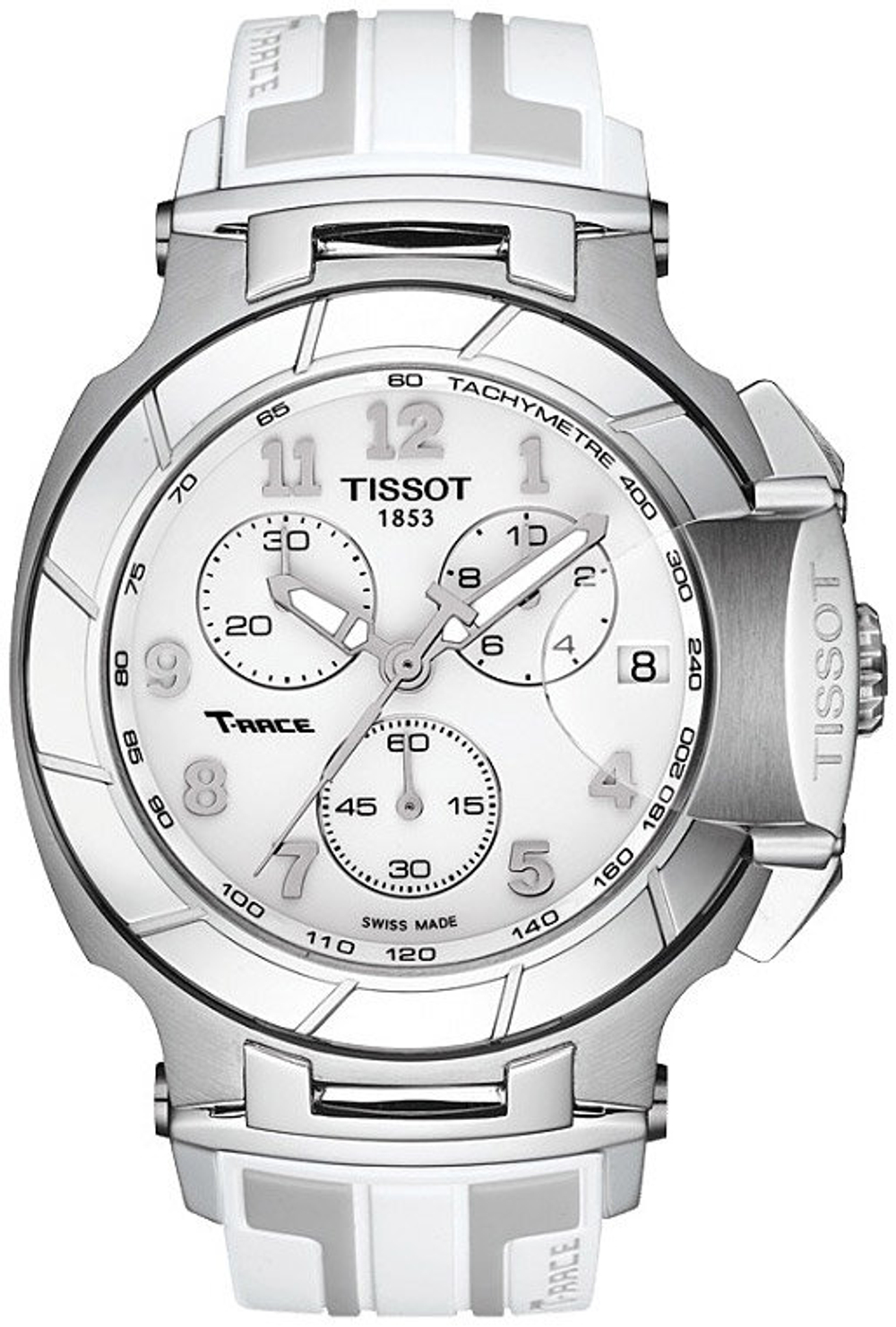 Мужские наручные кварцевые часы Tissot T-Race Chronograph
 T0484171701200