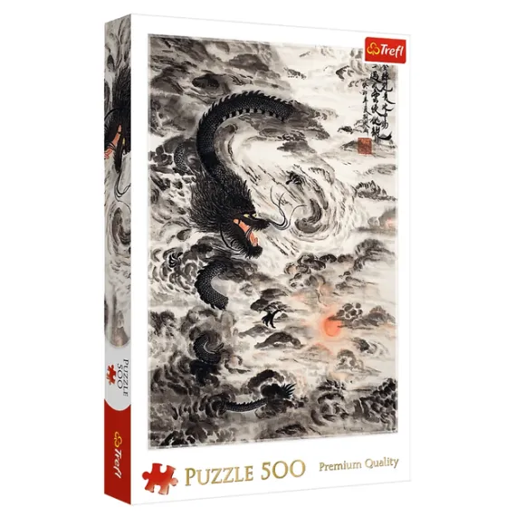 Puzzles - &quot;500 - 48x68cm&quot; - Legend of China, Luna Year: Rising of the Emperial Dragon / XIN LIU_FSC