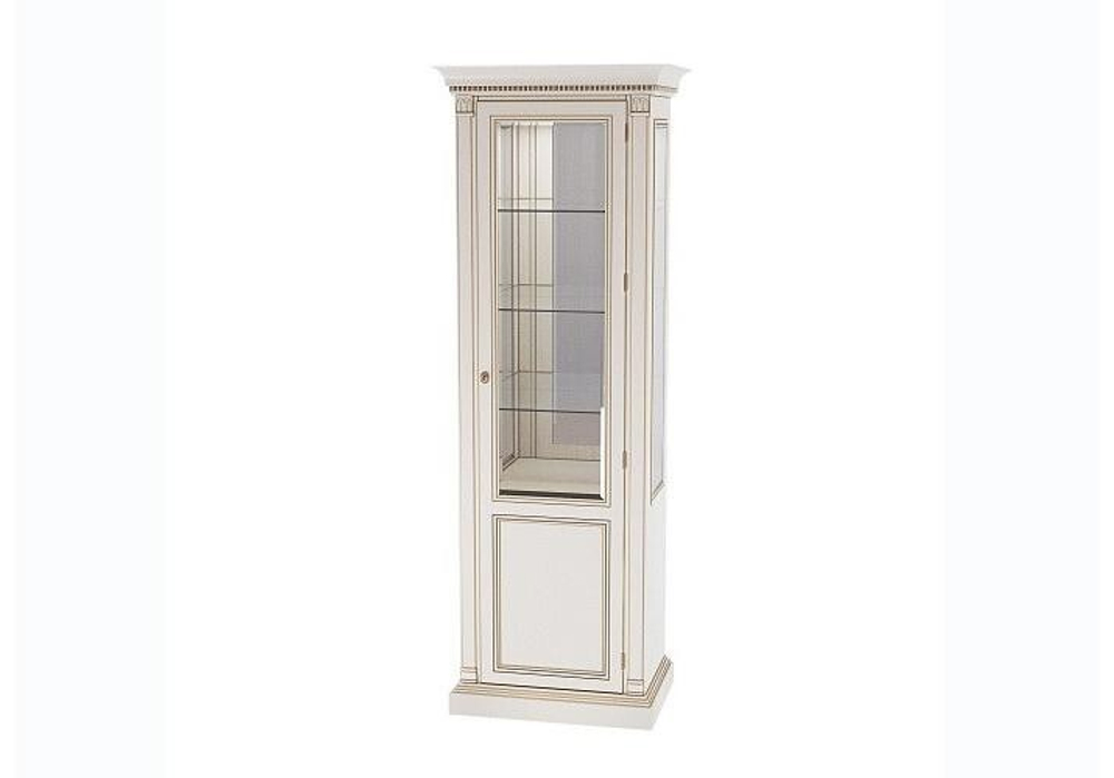 FLORENCE Витрина 1ств. со стекл. бок. с зеркалом и подсветкой (правая) Арт. 540
