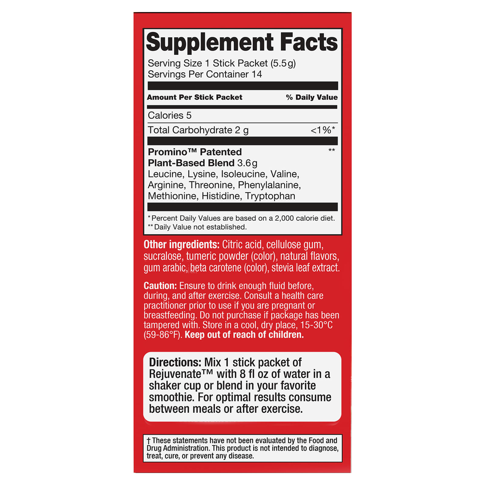 Rejuvenate, Rejuvenate Muscle Activator ™, смесь для приготовления напитка, Citrus Blast, 14 пакетиков в виде стиков по 5,5 г (0,19 унции)