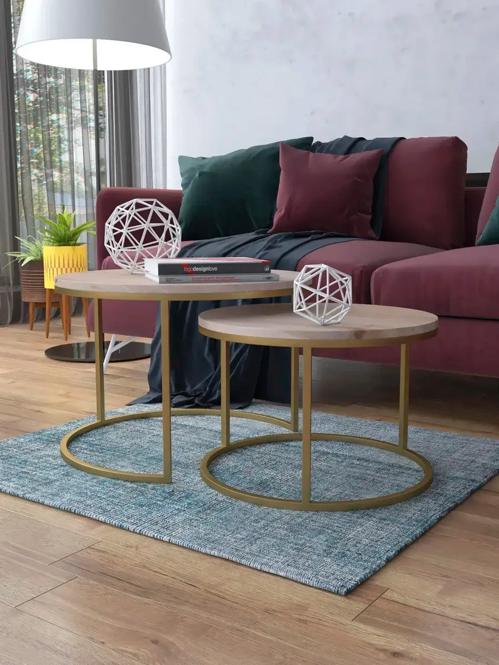 Комплект журнальных столов Акцент - ЗД - МДФ в ПВХ