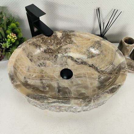 Раковина из оникса Erozy Grey EO-64418 52*42*15 0156
