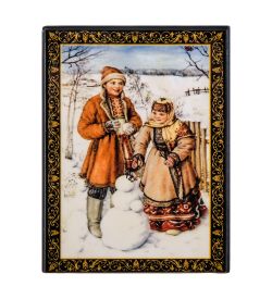 ШК-11/13-I Шкатулка в технике декупаж (8х10х4)