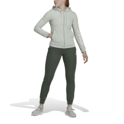 Женские теннисные Костюмы adidas Linear French Terry Tracksuit Women - Green