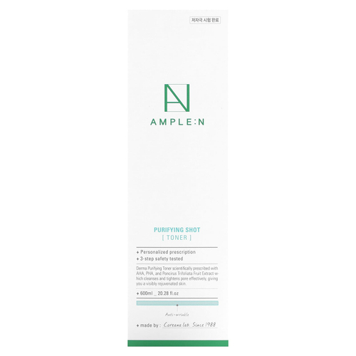 AMPLE:N, Очищающий тоник, 600 мл (20,28 жидк. унц.)