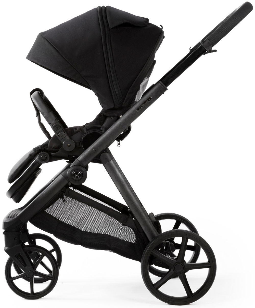 Детская коляска Adamex Sigma Natura 2 в 1 SI-11-CARBON (ЧЕРНЫЙ)