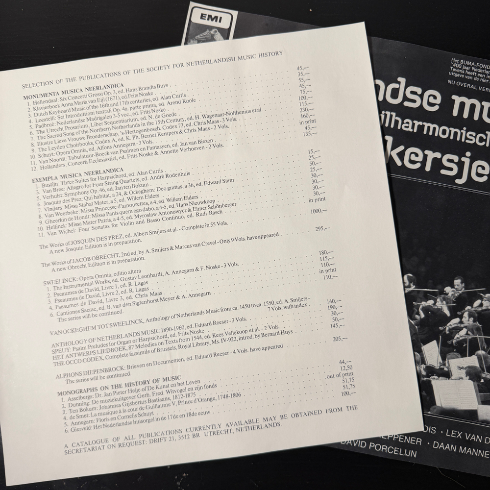 Residentie Orkest ‎– 400 Jaar Nederlandse Muziek 6LP (Голландия 1979г.) Т