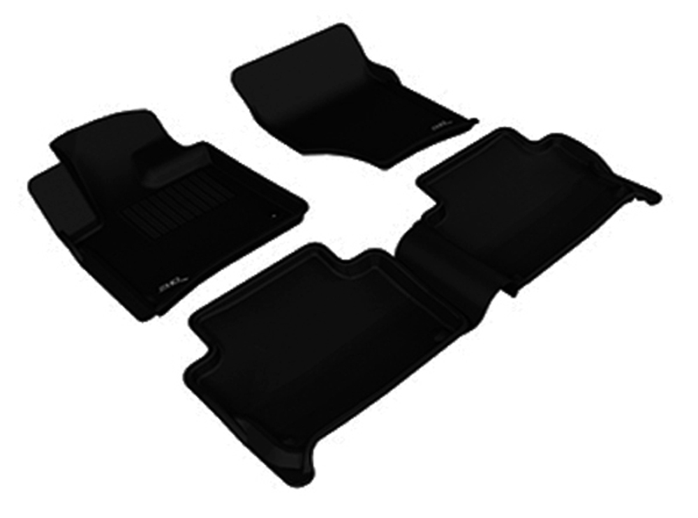 Коврики салона Sotra 3D Lux для Audi Q7 2006-2015 черные. Артикул STR74-00150