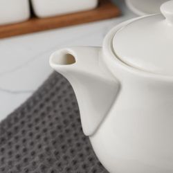 Чайник 450 мл d 10,1 см h11 см белый фарфор P.L. Proff Cuisine [1]