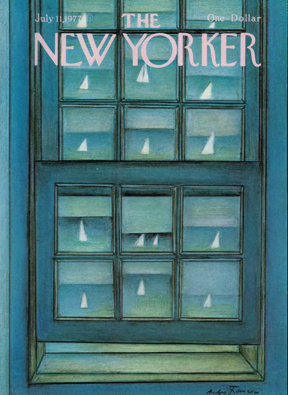 Журнал The New Yorker 11-07-1977, обложка