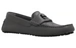 GUCCI Interlocking Gommino Loafers Men"s Gray