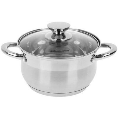 Кастрюля из нержавеющей стали 2,5л «Диана» Катунь