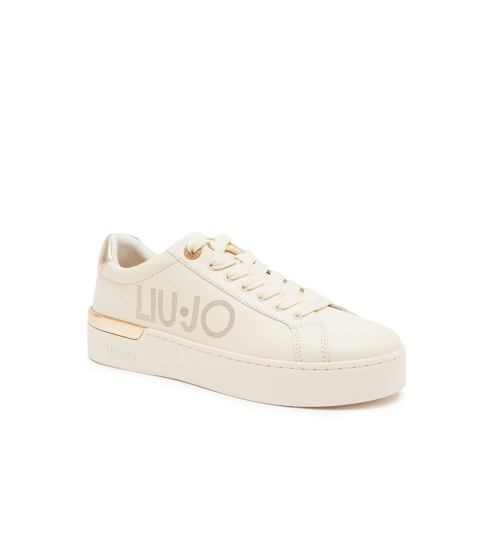 Кожаные кроссовки silvia 65 Liu Jo - бежевый(BA3025 PX026)