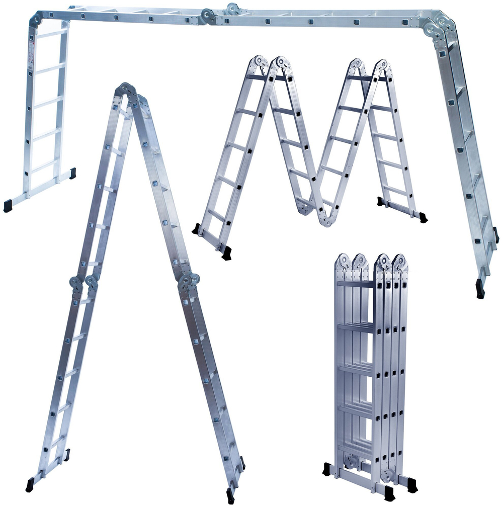 ЛЕСТНИЦА-ТРАНСФОРМЕР RODEX 4 СЕКЦИИ 5 СТУПЕНИ RHT1702100405