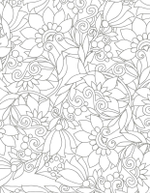 Открытки-антистресс, Волшебные цветы