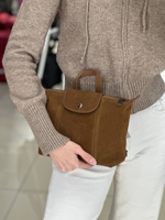 89-8797-1 BROWN Рюкзак жен. нат. замша 21*11*19