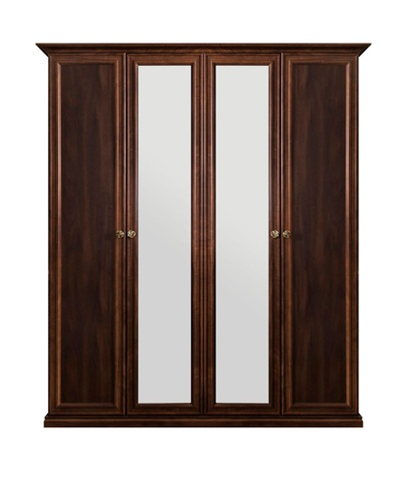 Афина (Эра) Шкаф четырехдверный (2+2) с зеркалом (караваджо)