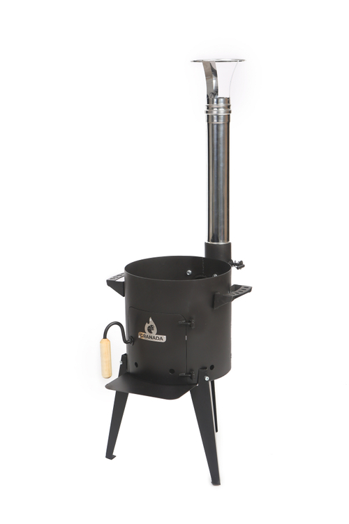 Печи для казана с дымоходом Granada PDK D 22 л