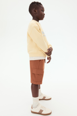 H&M Шорты-карго, коричневый