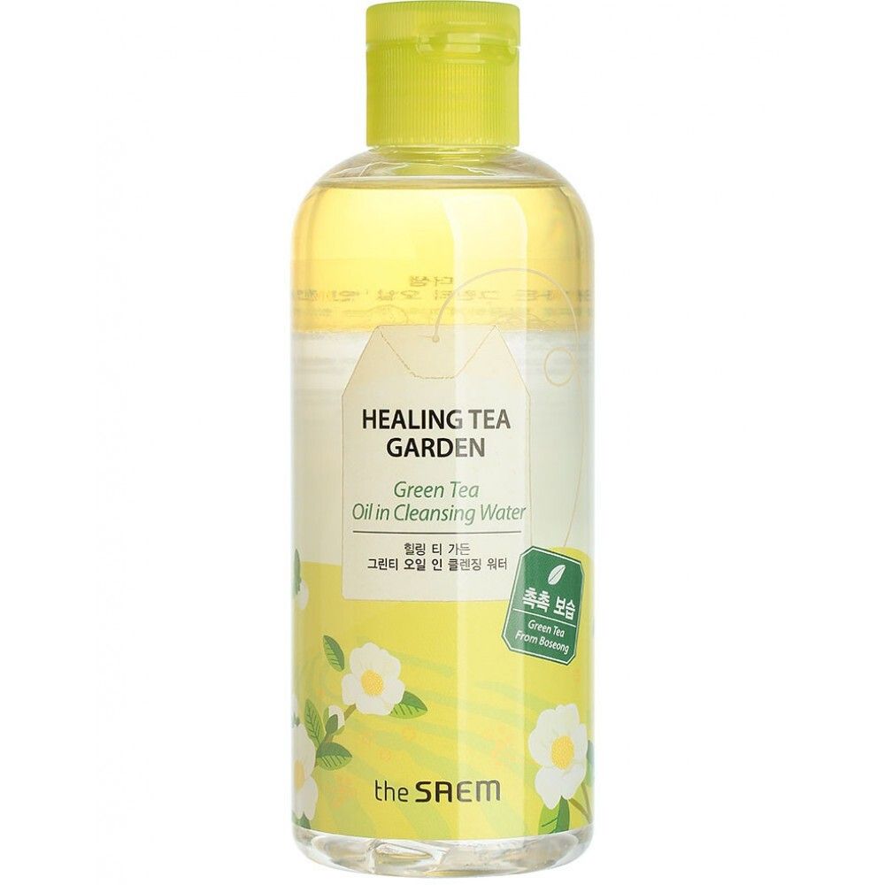 The Saem Healing Tea Garden Green Tea Oil In Cleansing water Средство для снятия макияжа