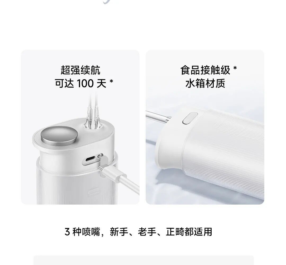 Ирригатор Xiaomi Mijia F400, Светло-зеленый