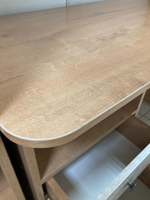 Стол письменный Ассоль Дуб бунратти/анкор белый/дельмар