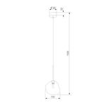 Подвесной светильник TK Lighting Lava Sabia 11106 Lava Sabia