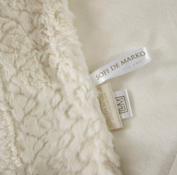 Плед 160х220 Sofi De MarkO Теодор белый