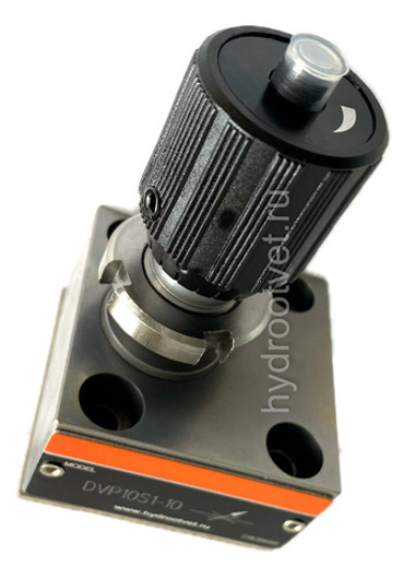 DRVP10-1-10 - Дроссель с обратным клапаном на плиту c рукояткой, Ду10