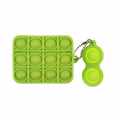 Силиконовый чехол для AirPods PRO Pop it, 012635 Салатовый