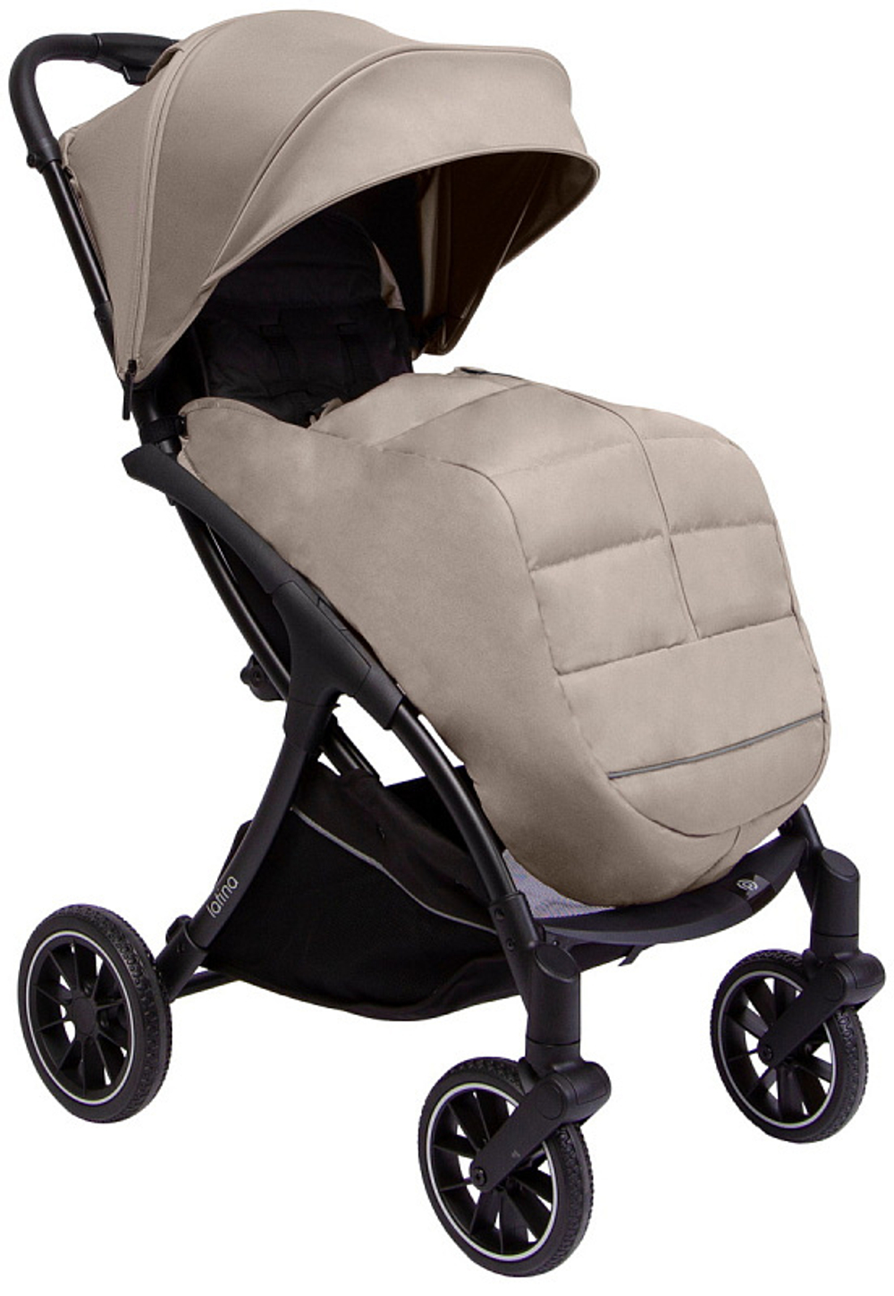 Детская прогулочная коляска Peppy Latina sandstone песочная