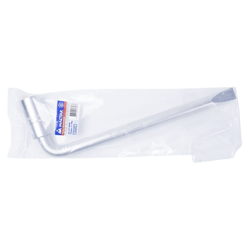 Ключ балонный Г-образный, 17 х 19 мм МАСТАК 011-42265