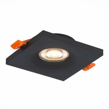 Встраиваемый светильник 1*GU10 ST205.418.01 чёрный Gera ST-Luce