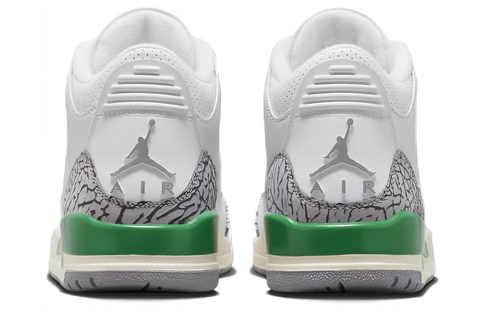 Кроссовки Jordan Air Jordan 3 Retro "Lucky Green" (Женская размерная сетка)