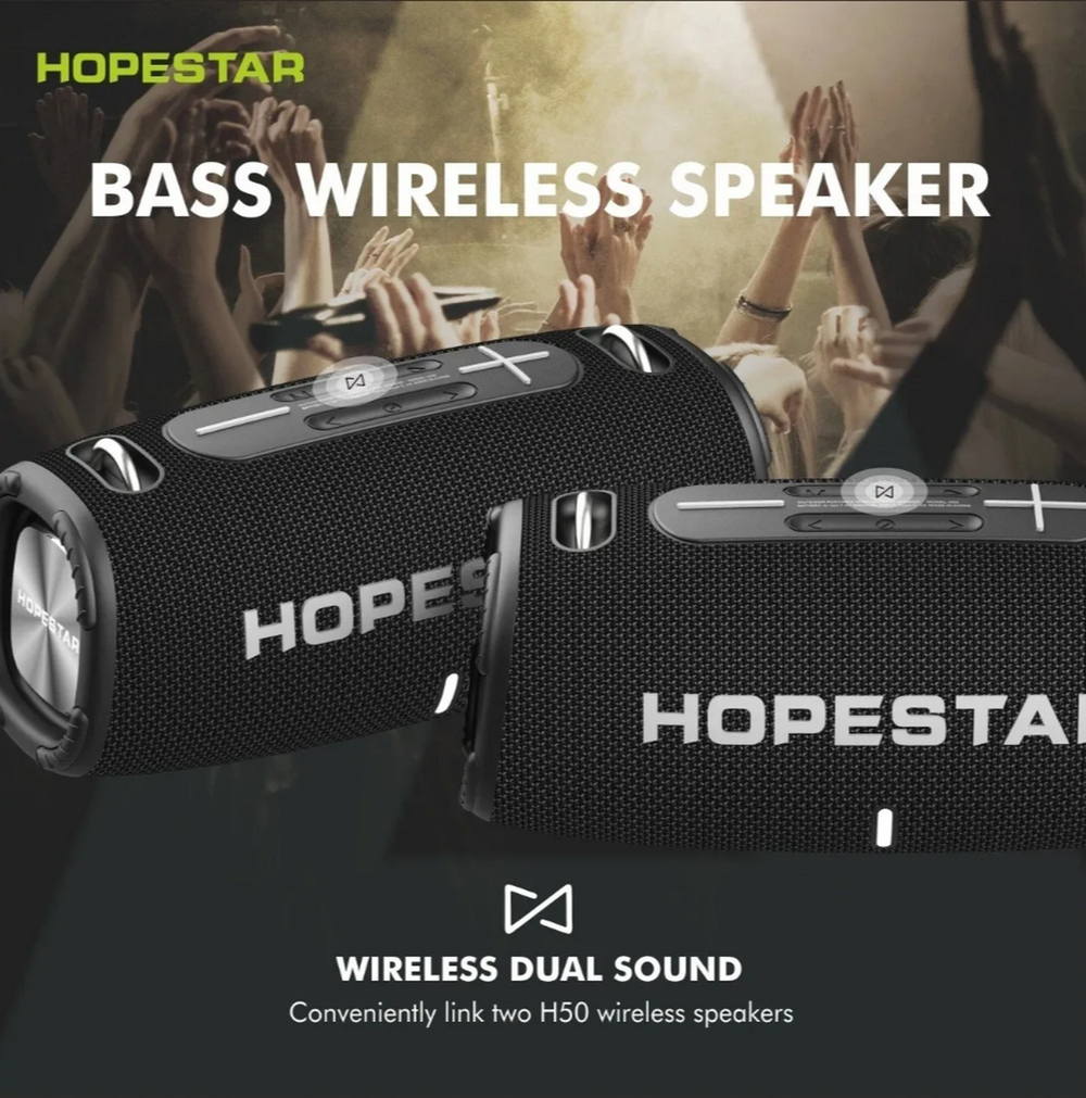 Беспроводная колонка Hopestar H50 Bass Boost
