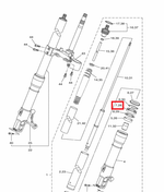 сальник вилки Yamaha VMX17 V-MAX 1700 2S3-23145-00-00