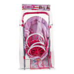 Коляска для куклы лежачая, пакет YZ936-6