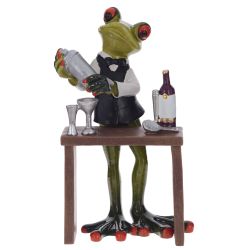 GAEM Фигурка декоративная "Лягушка", L9,5 W6,5 H16 см