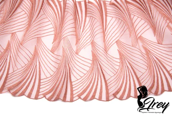 05-142 Вышивка на неэл. сетке 19 см, ириска