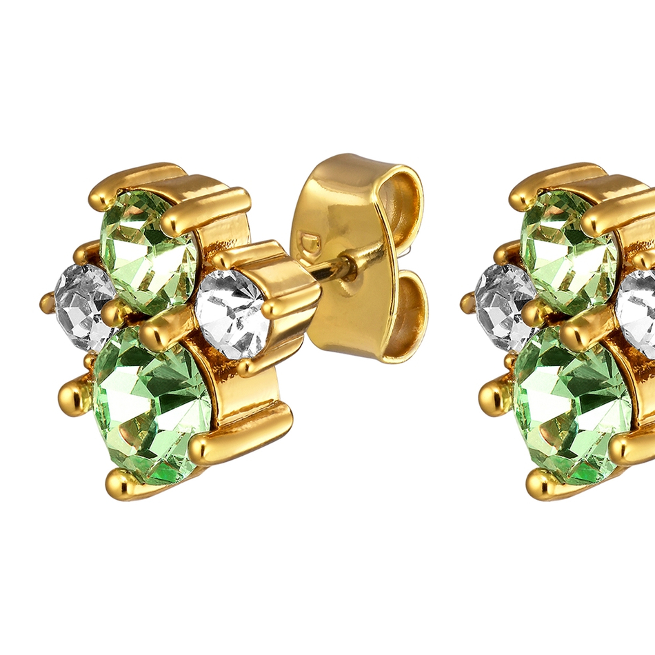 Серьги Dyrberg Kern BILLIS SG LIGHT GREEN 460048