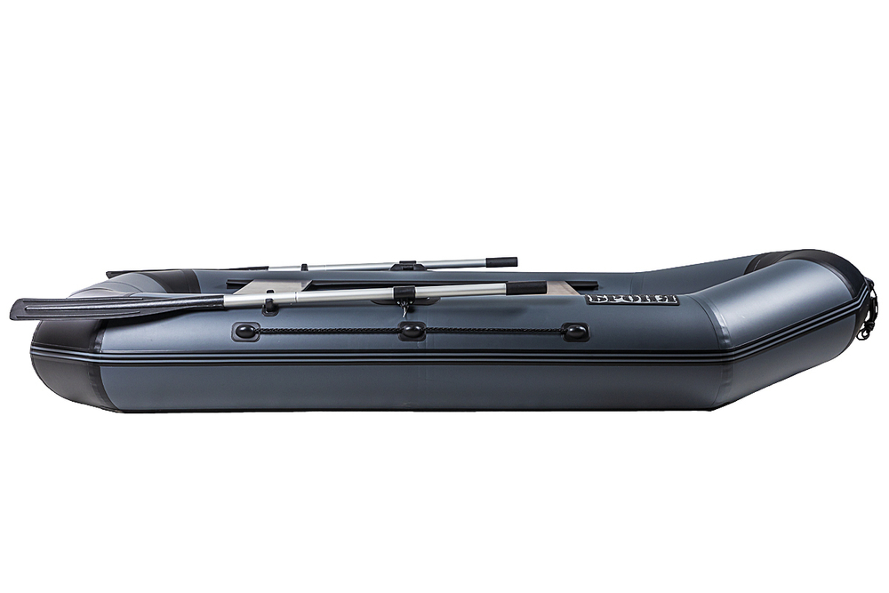 Броня-260 графит-черный (лодка ПВХ с усилением)