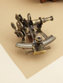 Nautical Морской секстант в деревянном футляре