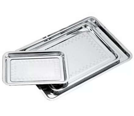 Лоток низкий 36*27*2 см, металл