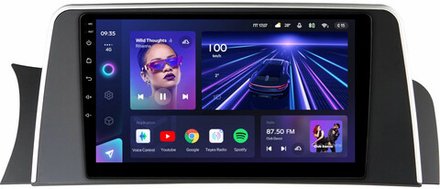 Магнитола для BMW X3 F25 2014-2017, X4 F26 2014-2018 NBT (рамка тип 1) - Teyes CC3 монитор 9" QLED на Android 10, ТОП процессор, 4Гб+32Гб, CarPlay, 4G SIM-слот