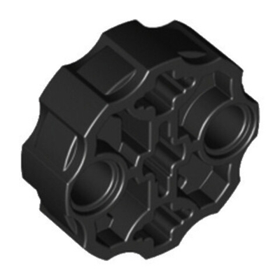 Lego 50шт Оружейный ствол фабрики героев с 2 отверстиями для штифтов и 3 отверстиями для оси (черный