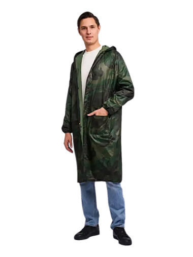 Плащ от дождя на Кнопках+Молния дождевик ПВХ КМФ CH652 -