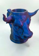 Подставка под банку "Бык" 3д печать