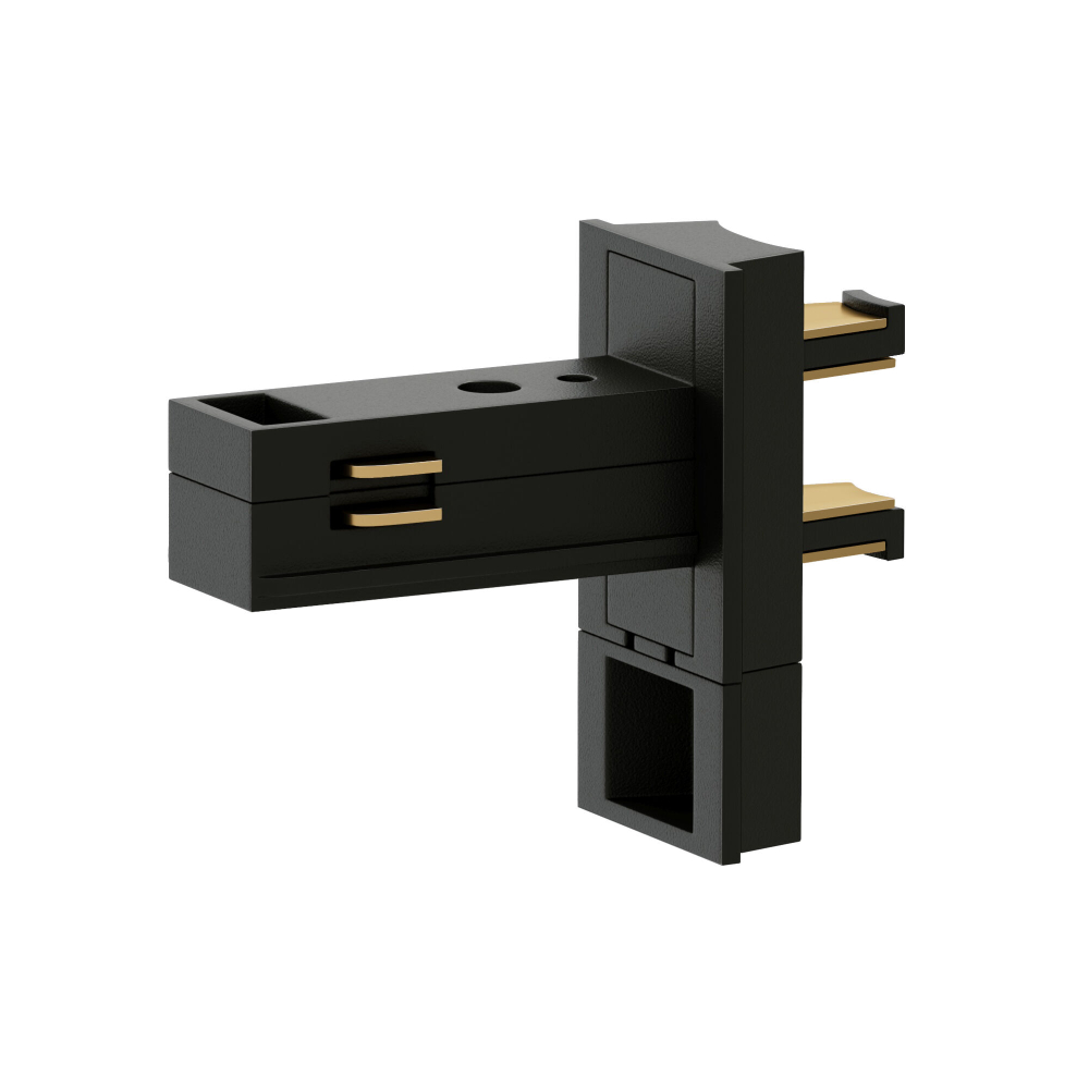 Slim Magnetic Соединитель для круглого шарнирного коннектора чёрный 85011/00