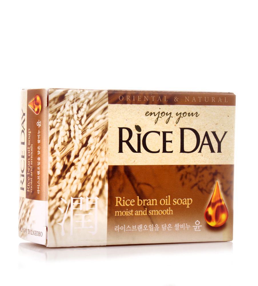 Мыло туалетное Lion с экстрактом рисовых отрубей Rice Day Soap 100 г