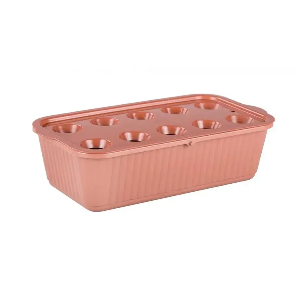 Лоток для выращивания зелёного лука (коричневый) (комплект 20 шт)